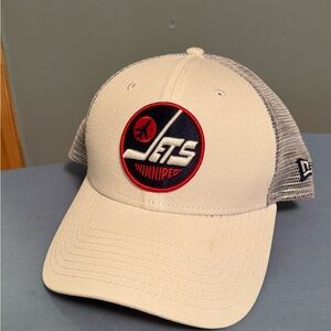 New Era Cream and Gray Winnipeg Jets Hat